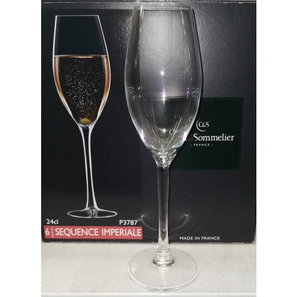 Chef & Sommelier Sequence Flőte kristály pezsgős pohár készlet 6 x 24 cl