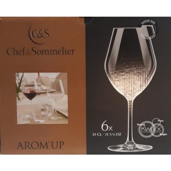 Chef & Sommelier  AROM’UP FRUITY talpas  pohár készlet  35 cl, 6 db