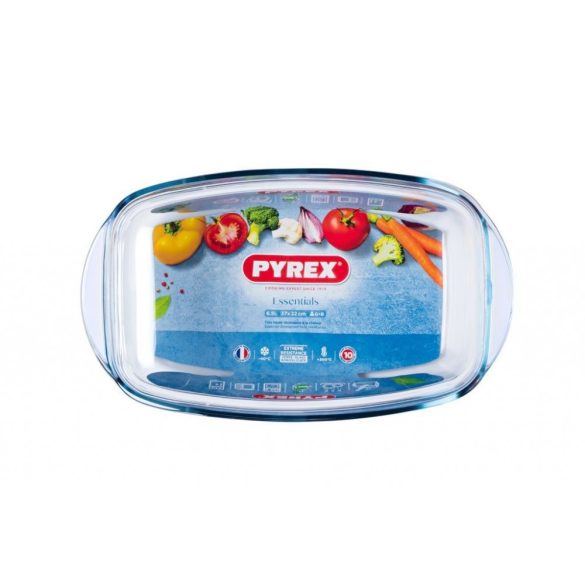 Pyrex 6,5 literes hőálló sütőtál, 4,5 l + 2 l