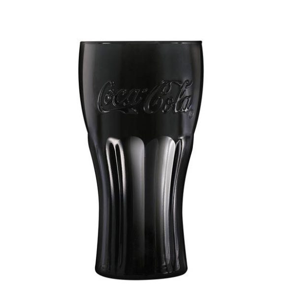 Coca -cola fekete üveg üdÍtős pohár szett, 37 cl, 6 db