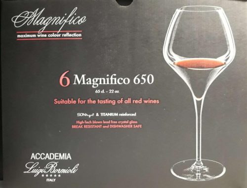 Luigi Bormioli Magnifico 650 kristály boros pohár készlet 6 x 65 cl