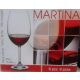 Martina Bohemia boros kristály pohár készlet 6 x 45 cl Ingyenes szállítással