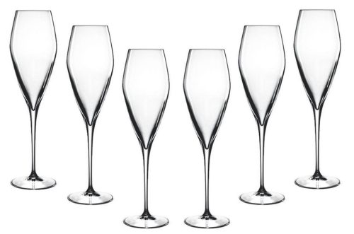 Luigi Bormioli Atelier kristály talpas pezsgős pohár készlet 6 x 27 cl Ingyenes szállítással