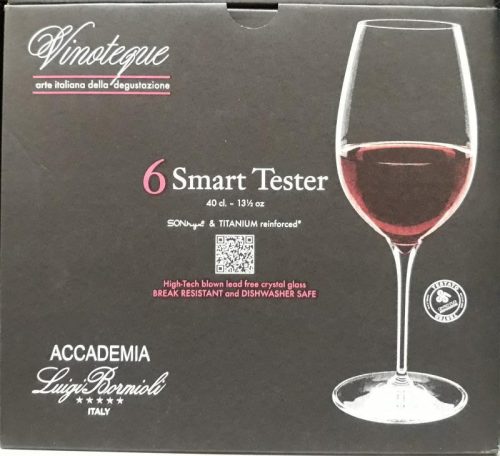 Luigi Bormioli Vinoteque Smart Tester kristály pohár készlet 6 x 40 cl Ingyenes szállítással