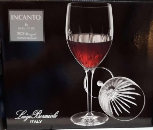 Luigi Bormioli INCANTO kristály talpas boros pohár készlet 6 x 50 cl